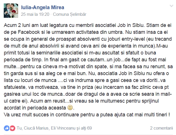 iulia angela mirea 25 mai 2016